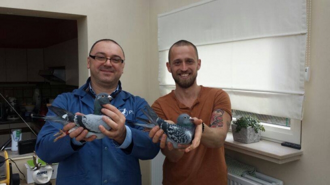 Florea Sorin impreuna cu “Gladiator” si Dinu Mihai impreuna cu “Miss Magic”