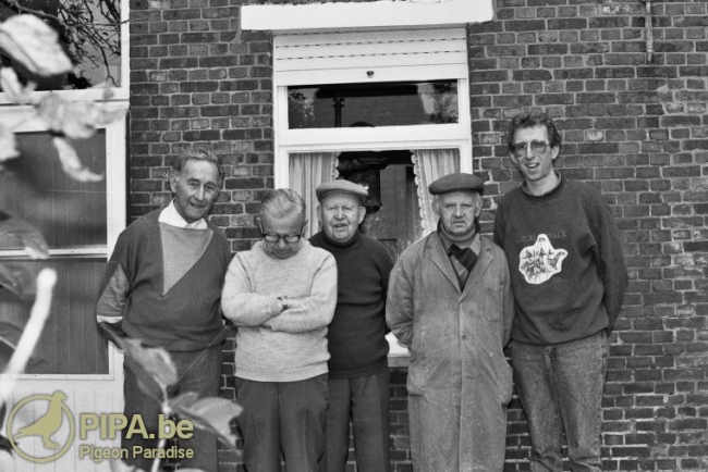 The Koopman family on a visit with the Janssen brothers